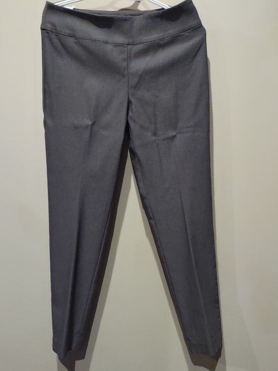 NIC+ZOE Pants - NIC+ZOE Wonder Stretch Charcoal Gray Dress Pants - Slim Taper Career Work 8